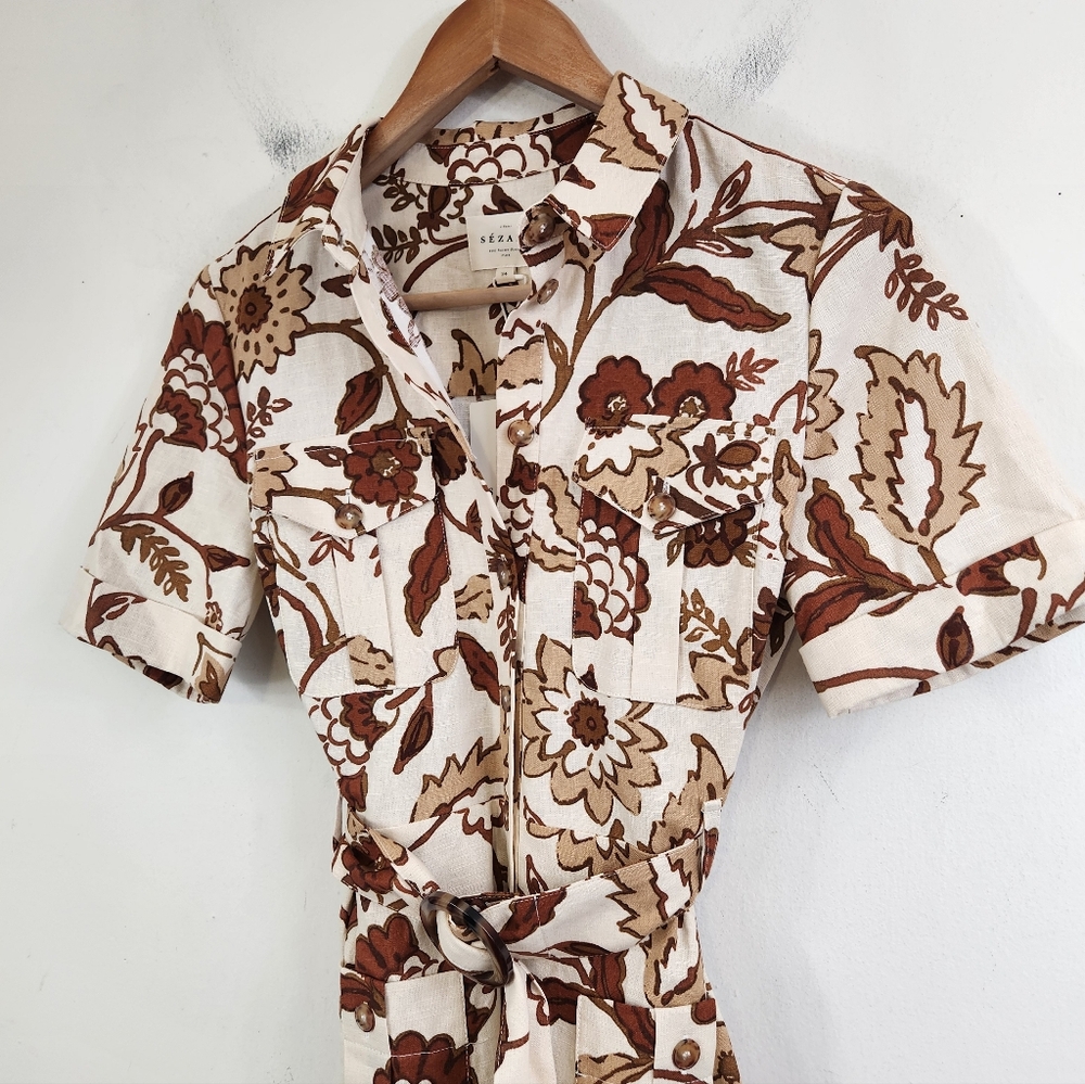 Sezane Raquel Midi Dress - Picture 4 of 11